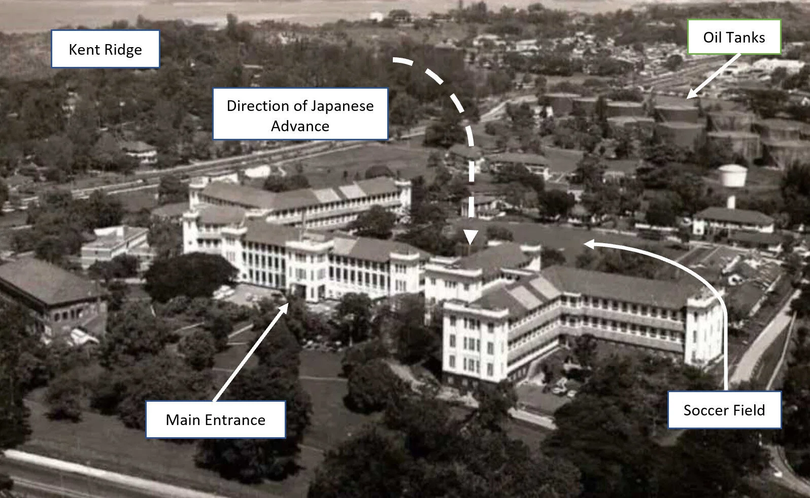 Illustration related to the Alexandra Hospital massacre